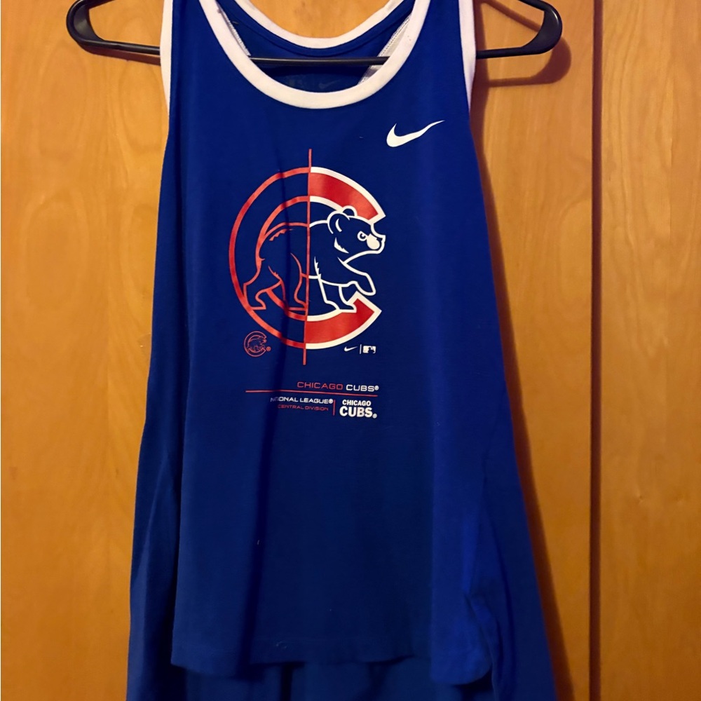 Nike Blue Chicago Cubs Tank Top